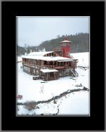 Snowy Barn